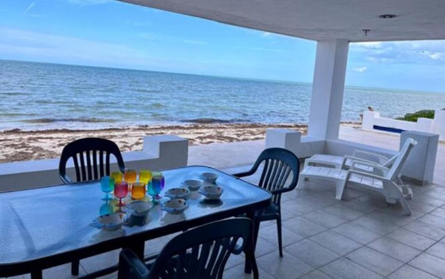 Don Lalo, Family Villa With Sandy Beach At Your Feet. Progreso (Yucatan) Exterior foto